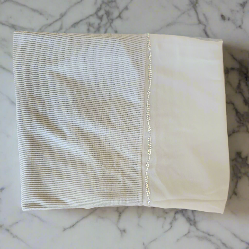 Half Cotton / Half Chiffon