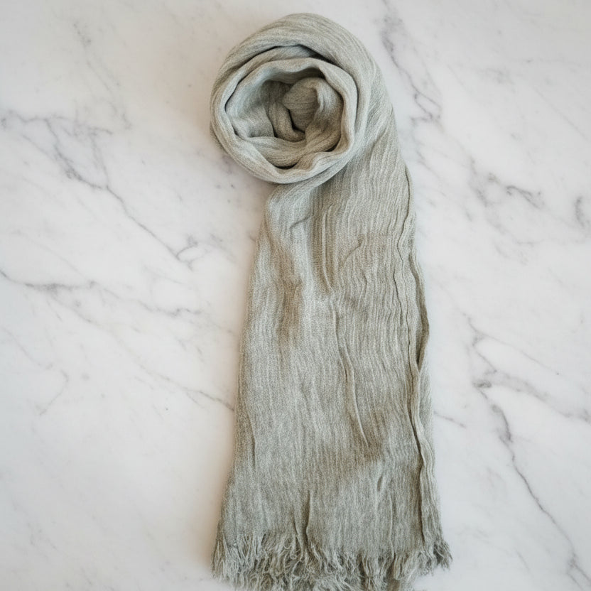 Modal Hijab - Textured with Tassels