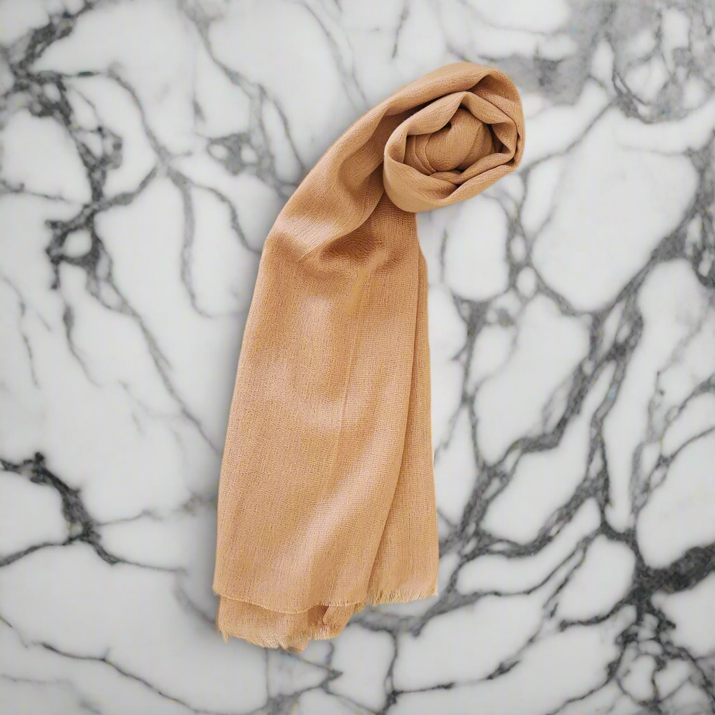 Modal with Tassels - Light Brown