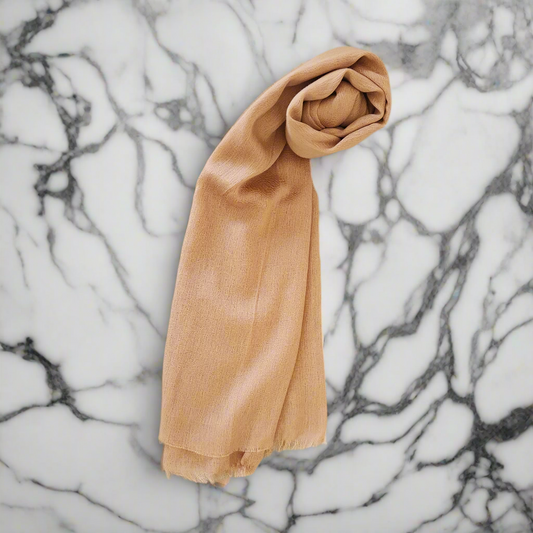 Modal with Tassels - Light Brown