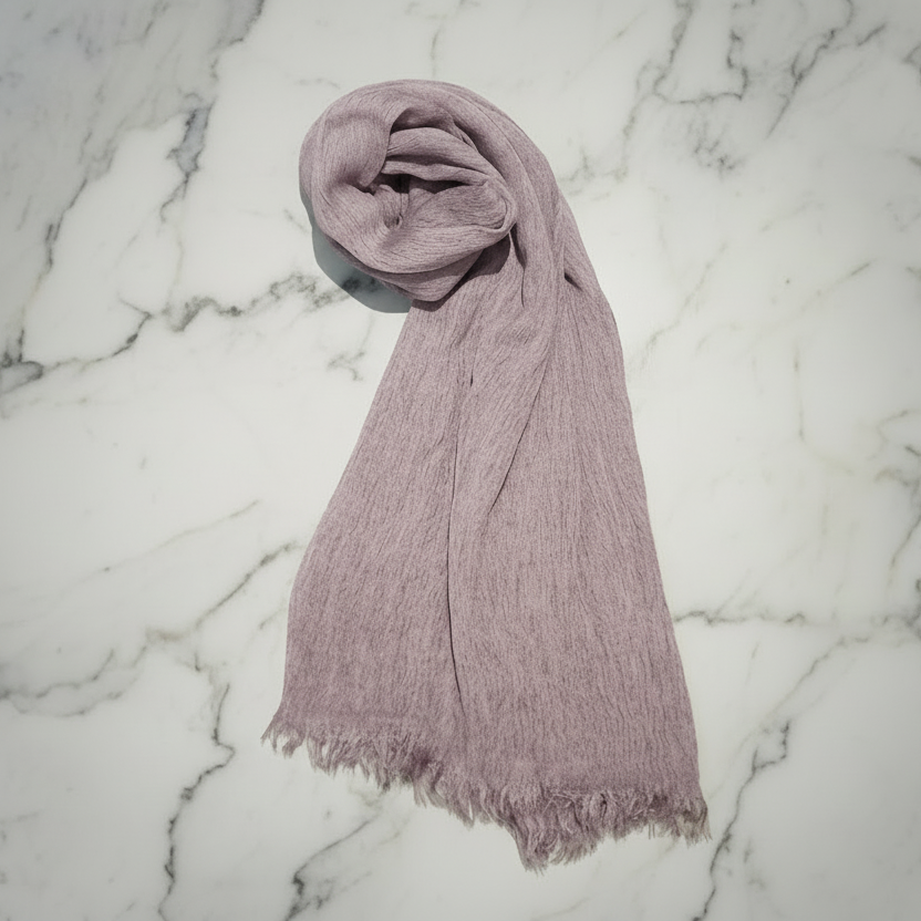 Modal Hijab - Textured with Tassels