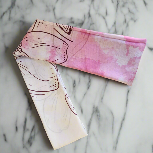 Patterned Chiffon - Floral Ombre