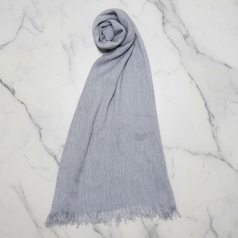 Modal Hijab - Textured with Tassels